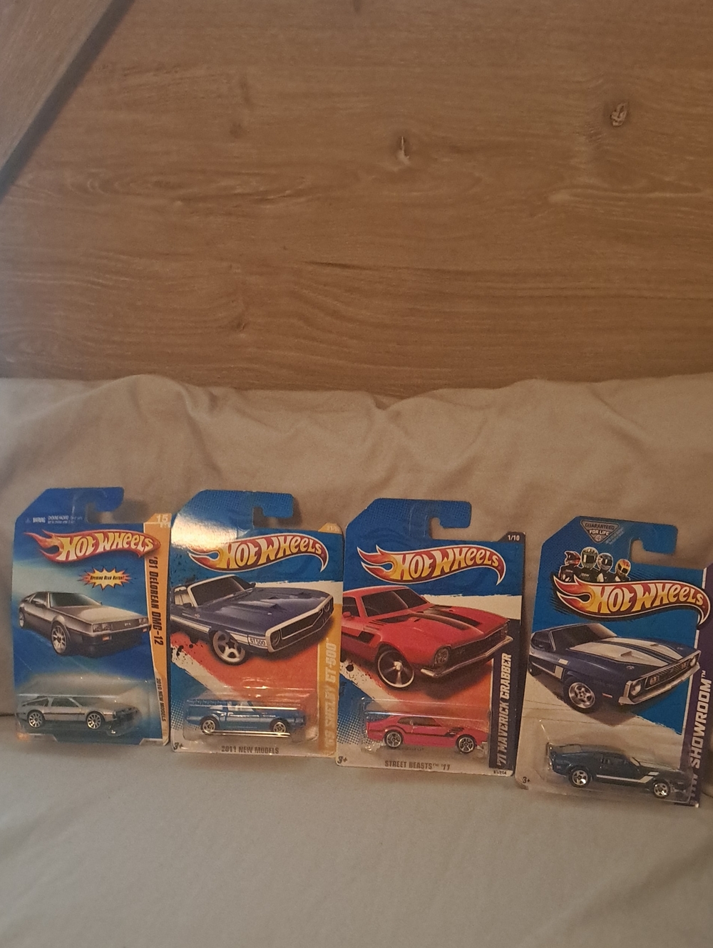 Hot Wheels Blue Muscle Car Toy — Collectible Die-Cast Vehicle